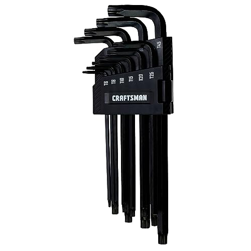 CRAFTSMAN Hex Key Allen Wrench Set with Ball-End, Torx, 10 Piece (CMHT26031)