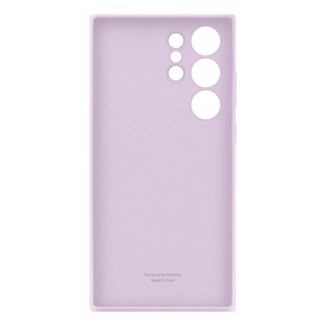 Samsung Silicone Cover custodia morbida colorata per Galaxy S23 Ultra, Viola