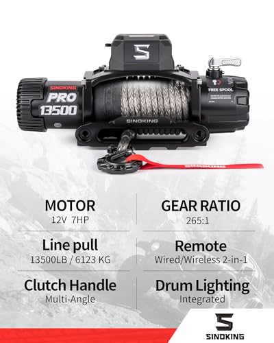 SINOKING PRO 13500 lb Winch