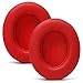 WC Wicked Cushions Replacement Ear Pads for Beats Studio 2 & 3 (B0501, B0500) Wired & Wireless | Does NOT Fit Beats Solo | Softer PU Leather, Enhanced Foam & Stronger Adhesive | Red
