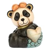 DIMENSIONI: 6,5x6,3x7,9 h cm THUN - Panda Capricornus - Linea Oroscopo - Formato Piccolo - Ceramica - 6,5x6,3x7,9 h cm