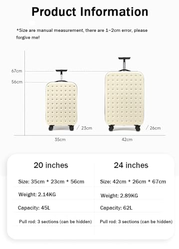 Collapsible Suitcase Set, Folding 20/24 Inch Luggage with Space-Saving, Carry on Luggage Hardshell Scratch Lightweight PC Travel Rolling Luggage for ports/Gym/Vacation/Travel ( Color : Green , Size :3