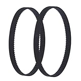 2 Pcs Premium 176XL Timing Belt - High Performance Replacement Belt 8 mm Width- Durable Rubber Geared Cogged Belt - Ideal for Industrial Use