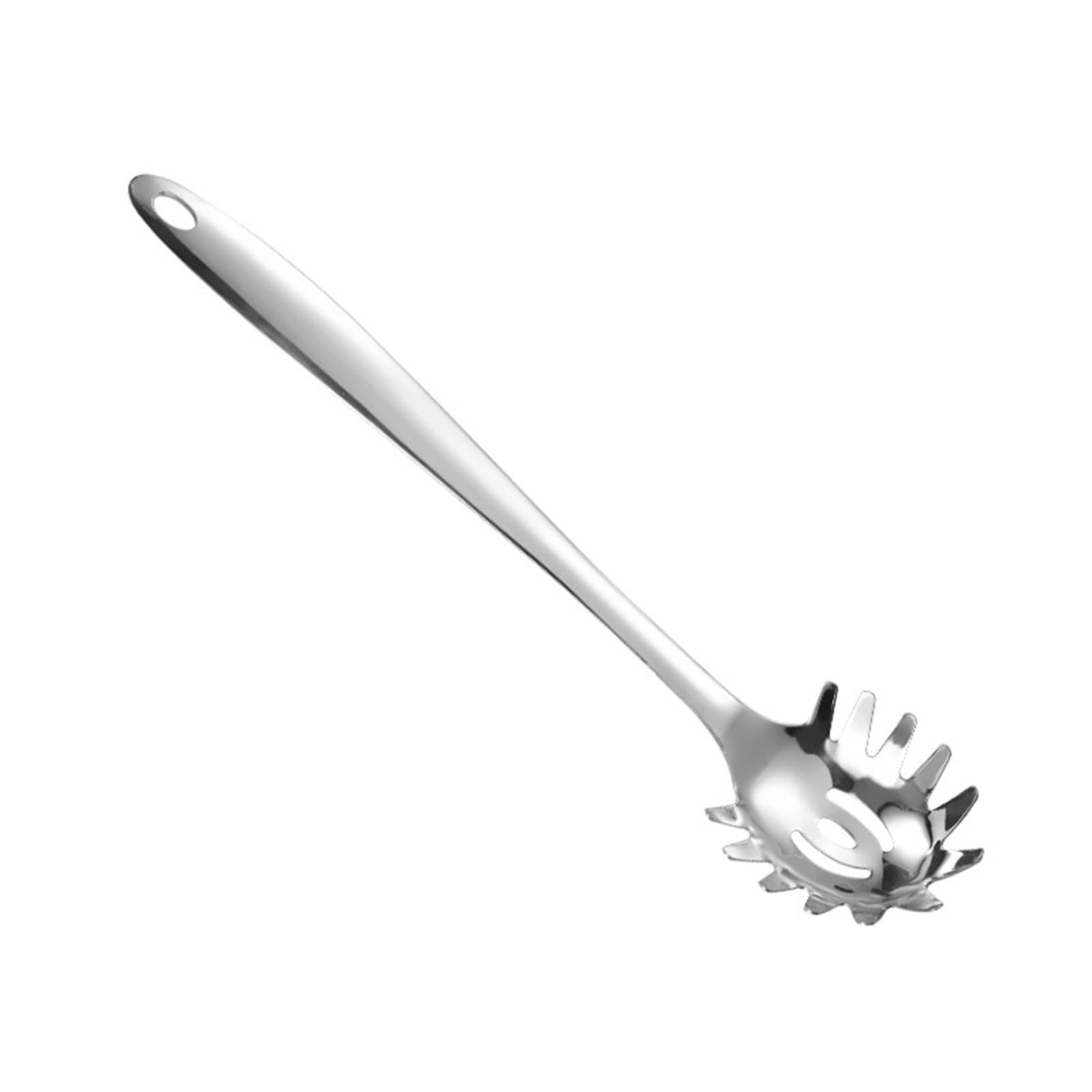 Lot de 7 ustensiles de cuisine en acier inoxydable - Outil de cuisine essentiel - Avec fente - Tuner - Cuillère de service - Ustensiles de cuisine