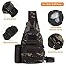 Imagen de HUNTVP Mochila Bandolera Hombre con Puerto de Carga USB
