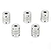 CCTREE Flexible Couplings 5mm to 8mm NEMA 17 Shaft Coupler forCreality CR-10 CR-10S S4 S5 Makerbot RepRap Prusa i3 3D Printer or CNC Machine (Pack of 5pcs)