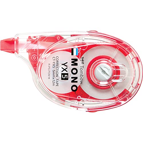 修正テープ トンボ鉛筆【MONO】修正テープ モノYX 5mm 本体 CT-YX5 10個