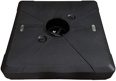 PURPLE LEAF Offset Patio Umbrella Base Sand/Water Filled Square, 32.2'' X 32.2''