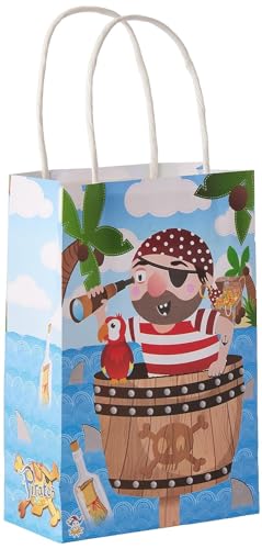 Pirate Paper Party Bags (One Size) (Multicoloured)