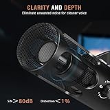 FIFINE Dynamic XLR Microphone for Podcast Studio Recording Streaming Broadcast Voice Over,XLR/USB Metal Mic with Mute Button,Headphone Jack for Mixer PC Computer - AmpliTank Tank 3 - Image 4