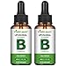 Produktbild Liposomale Vitamin B-Komplex Flüssigkeit, MAX Absorption, enthält die Vitamine B1, B2, B3, B5, B6, B12, Biotin und Folat, das Immunsystem & Energie 60ML (2 PACK)