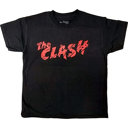 The Clash - Boys/Girls Logo T-Shirt, Black/White, 12-13 Years