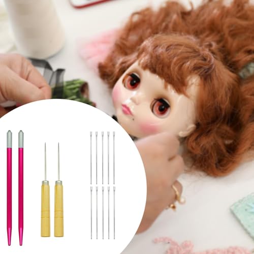 Kit de inserción de cabello para muñecas y herramientas de modificación 5