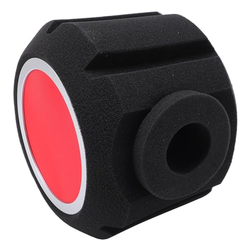Zopsc Cubierta de espuma para filtro Pop de viento para micrófono dispositivo de reducción de ruido en estudio de grabación miniatura 2