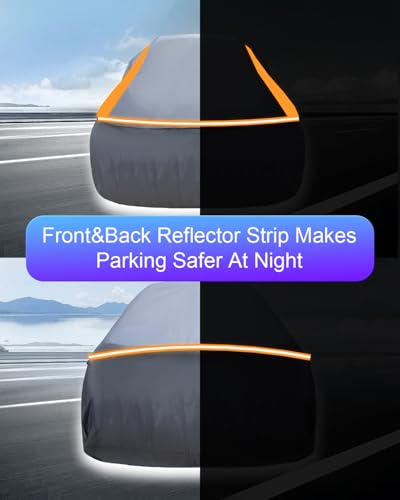 Image of Full Enclosed Truck Cover Waterproof All Weather Universal Fit F-150,Silverado 1500,Ram 1500,Sierra 1500,Tacoma,Tundra,Titan,Heavy Duty Truck Cover fit Pickup Length Up to 226-240 inch
