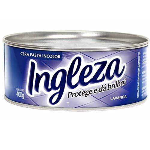 CERA EM PASTA INCOLOR INGLEZA LATA 400g