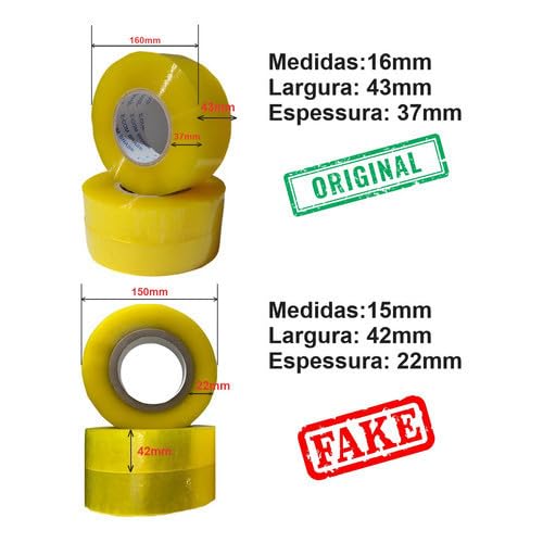 5 Fitas Adesivas Durex 500 Metros