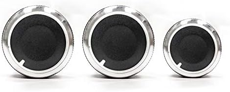 for Nissan LIVINA/Altima/Dualis/Juke/Frontier/Fuga/Leaf Muchkey ABS Air Condition Heater Control Knob Knobs Switch Set 3pcs(No. 2 Small Bag)
