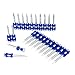 KIMSING MTSD-32 12 Gauge 1 1/4 Inch X .109 Inch Smooth Shank Plastic Collated Concrete and Steel Drive Pin Mechanical Galvanized for Gas Power Concrete and Steel Nailer 1000 PCS/Box (1 box)