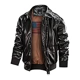 ☻☻Stoff: Kunst-PU-Leder/Volles Weiches Futter 100 % Polyester; Leichtes, Strapazierfähiges Material; Weich Im Griff Und Angenehm Zu Tragen. Vielseitigkeit Und Komfort Zugleich, Hochwertiges Leder Ist Atmungsaktiv