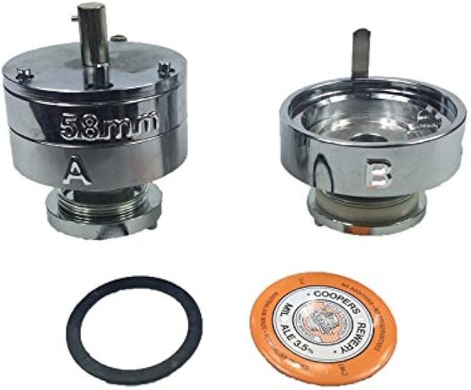 Dawei Badge Punching Die Round Rotate Type Button Mold Badge Maker Part Compatible With Button Making Machine 1003 & 1004 (φ58mm 2-1/4")