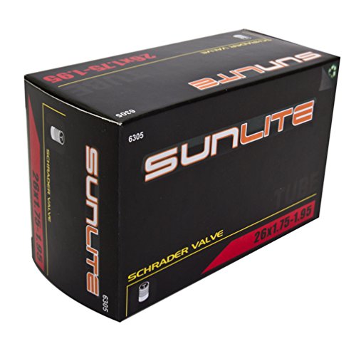 Sunlite Mountain Bike Inner Tubes 26" x 1.50-1.95" Schrader Valve - 2-PACK