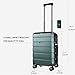 KROSER Hardside Expandable Carry On Luggage with Spinner Wheels & Built-in TSA Lock, Durable Suitcase Rolling Luggage, Carry-On 20-Inch, Dark Green, 20 inch, Hardside Expandable Carry on Luggage with