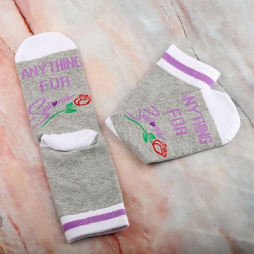 Image of G2TUP Singer Lyric Socks Singer Fans Gift Music Album Socks Singer Merchandise