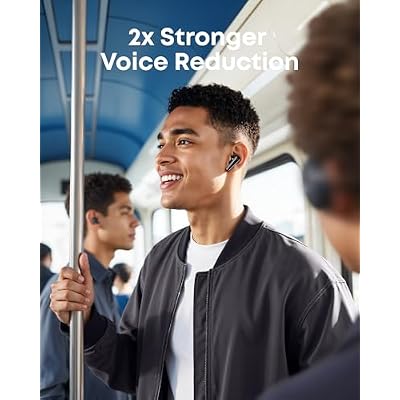 Soundcore Liberty 5 by Anker, Noise-Cancelling Wireless Earbuds with P20i True Wireless Earbuds,2X Stronger Voice Reduction, Real-Time Adaptive Noise Cancellation, Fast Charging, Dolby Audio