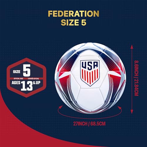 Image of Icon Sports Officially Licensed US Soccer Federation Soccer Ball
