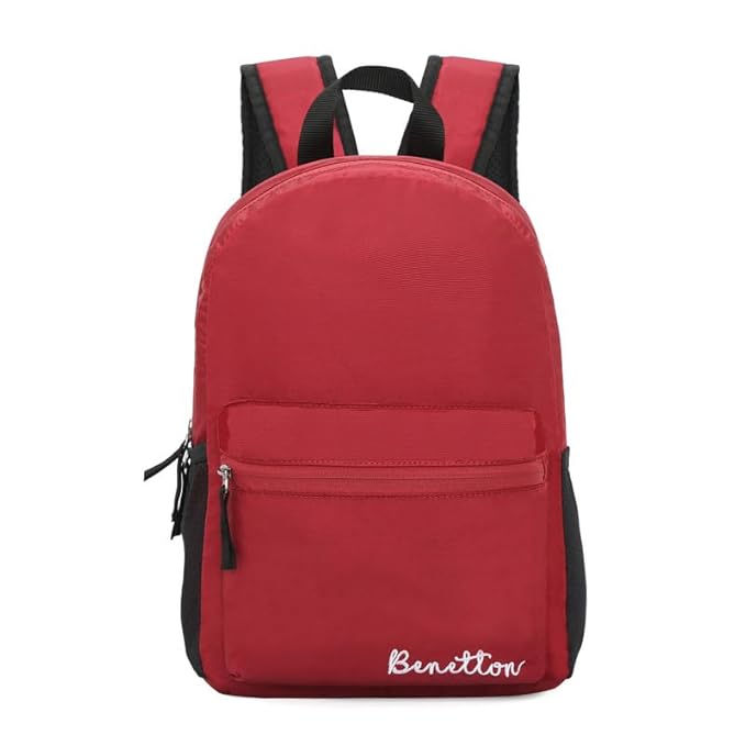 UNITED COLORS OF BENETTON Rudy Unisex Polyester Casual Backpack - Red