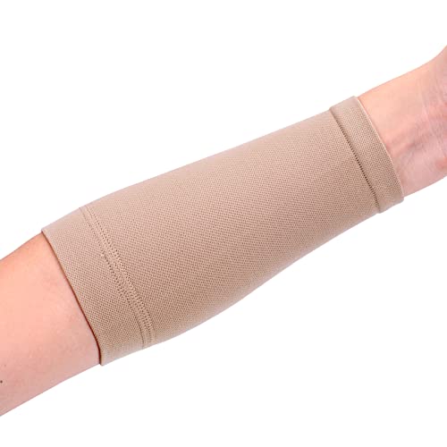 SIXMT 1Pcs Black/Skin Color Forearm Tattoo Cover Up Bands Compression Sleeves(1Pcs, Skin M)