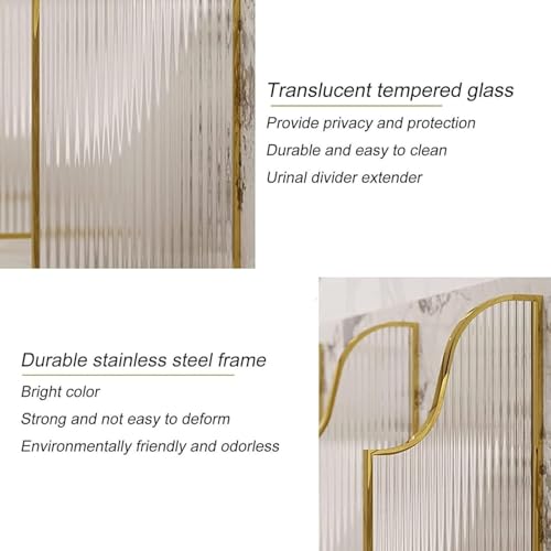 Cloison de séparation pour urinoir Blanc-2 durable à fixer au mur