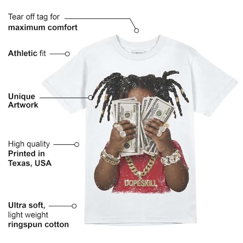 Image of DopeSkill Graphic Tee Streetwear Hip Hop Hypebeast Street Style Unisex T-Shirt Sneaker Colour Matching Shirts Swag Y2K Style