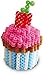 SES-Creative- Beedz Perline da Stirare Torte 3D, Colore, 6258