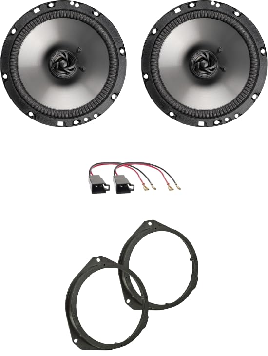 Kit 2 Casse AXTON AE165 per Fiat Punto 2 Serie (188) - Grande Punto - Punto Evo (199) con 2 Supporti Anteriori,2 Connettori.