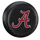 Fremont Die NCAA Alabama Crimson Tide Tire Cover, Large Size (30-32' Diameter), Black/Team Colors