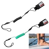 2er Set SUP Leash mit Fußschlaufe & Zubehör für Stand Up Paddle Board - Set