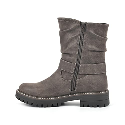 Cliffs By White Mountain MINGLE C32738-908 Women'S Mingle Boot, Dk Stone/Fabric thumb #2