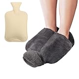 Uso amplio: esta bolsa de agua caliente para pies no requiere electricidad, fácil de desmontar y te proporciona calidez y comodidad en invierno. No solo pueden ser utilizados por ti mismo, sino que también son un regalo para tu familia y amigos.