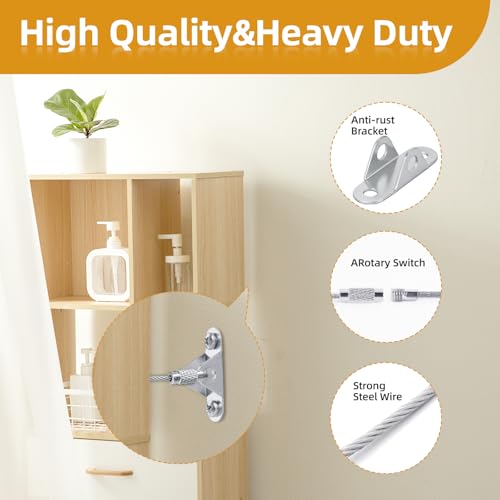 image for Chenyu Furniture Anchors 10 Pack for Baby proofing and Furniture Wall 
