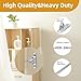Furniture Anchors 10 Pack for Baby proofing and Furniture Wall Anchor, Wall Anchors for Baby proofing cabinets, Securing 400 lbs, Safety Essentials for Home
