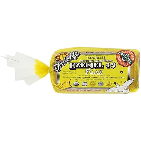 Food For Life Flourless Sprouted Grain Bread, Flax, 24 oz (Frozen) Cover