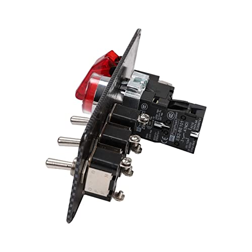 Superfastracing 12V Carbon Ignition Switch Panel Engine Start Push Button Led Toggle Racing Auto #TOP3