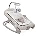 Chicco Wippe Mia 2-in-1, Babywippe und Hochstuhl, Einlage aus Bio-Baumwolle, Wendbare Spielleiste, Musik und Vibration, Schaukel- oder feste Modus, Ab 0 Monaten