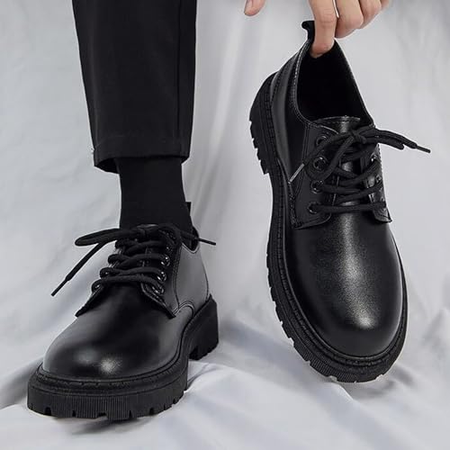 Zapatos de cuero para hombre que alivian el cansancio al caminar. 2