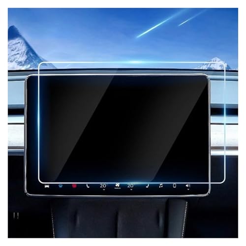 Protection d'écran pour Tesla Model 3 et Y 2017-2025 en verre trempé HD pour navigation GPS