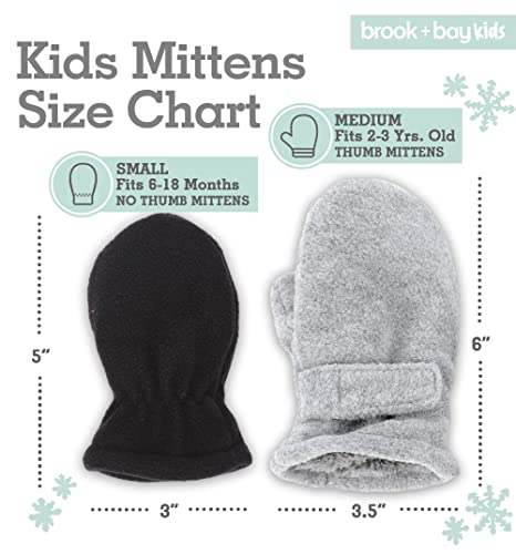 Baby & Toddler Sherpa Lined Fleece Winter Hat & Mitten Set - Warm Snow Trapper Pom Hat & Gloves For Infant Kids, Boys & Girls #TOP2