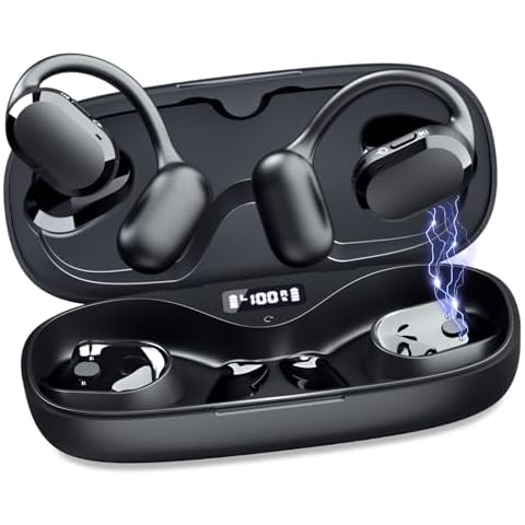 Seflorgo Open Ear Headphones Over Ear Buds, IP67 Waterproof True Wiress Earbuds with Dual DSP Noise Cancelling Mic for Work Sports, Advanced Bluetooth V5.4 Cover