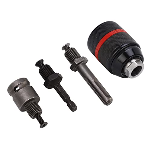 Keyless Chuck Adapter 2-13mm for Hand Drill Drill to Screwdriver Converter with Hex 63mm Length Universal Conversion Tool for Electric Drills